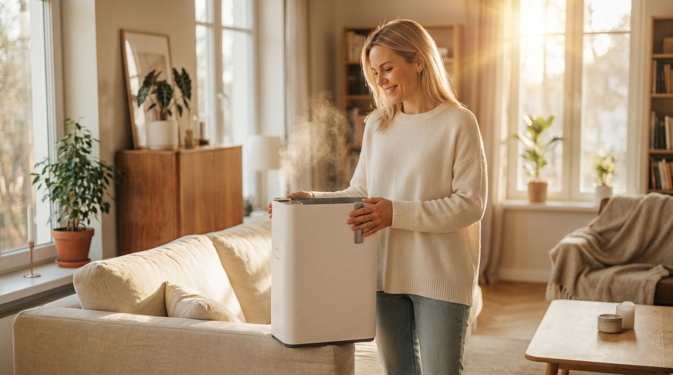 Sanitify probiotic air purification creating a healthy indoor environment