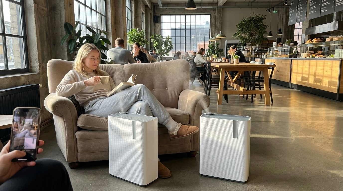 Ultrasonic humidification cold-mist technology for optimal indoor humidity